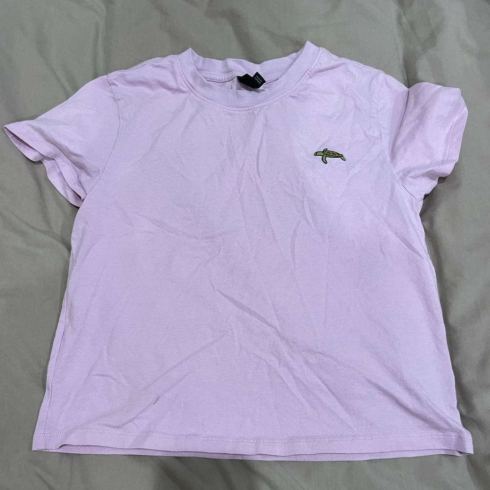 Pink T With Turtle